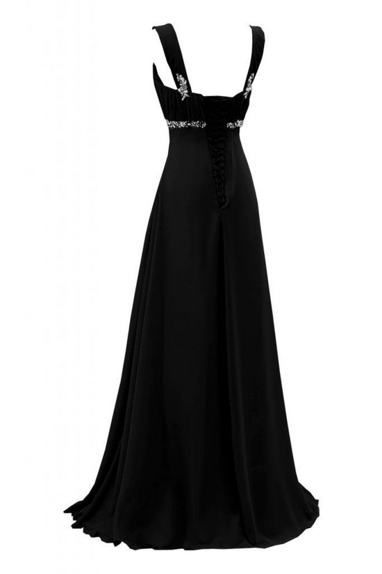 A-Line Beaded Long Blue Chiffon Prom Evening Formal Party Dresses ED010219 A-Line Beaded Long Blue Chiffon Prom Evening Formal Party Dresses ED010219