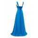 A-Line Beaded Long Blue Chiffon Prom Evening Formal Party Dresses ED010219 A-Line Beaded Long Blue Chiffon Prom Evening Formal Party Dresses ED010219