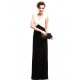 Black White Long Chiffon Prom Evening Formal Party Dresses ED010220