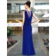 Long Blue Chiffon Prom Evening Formal Party Dresses ED010222 Long Blue Chiffon Prom Evening Formal Party Dresses ED010222