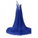 A-Line One-Shoulder Long Blue Chiffon Prom Evening Formal Party Dresses ED010226 A-Line One-Shoulder Long Blue Chiffon Prom Evening Formal Party Dresses ED010226