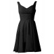 A-Line Short Black Prom Evening Formal Party Dresses ED010229