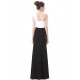 Black White One-Shoulder Long Prom Evening Formal Party Dresses ED010234 Black White One-Shoulder Long Prom Evening Formal Party Dresses ED010234