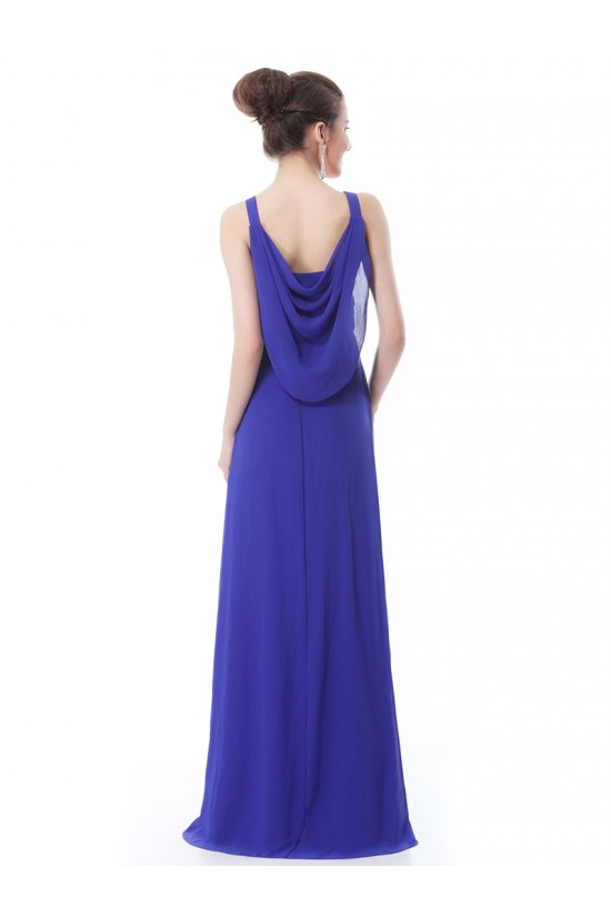 Long Blue Chiffon Prom Evening Formal Party Dresses ED010238 Long Blue Chiffon Prom Evening Formal Party Dresses ED010238