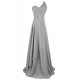 A-Line One-Shoulder Long Silver Chiffon Prom Evening Formal Party Dresses ED010240 A-Line One-Shoulder Long Silver Chiffon Prom Evening Formal Party Dresses ED010240