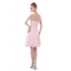 Short Pink One-Shoulder Prom Evening Formal Party Dresses ED010244