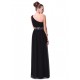 Long Black Beaded One-Shoulder Prom Evening Formal Party Dresses ED010263 Long Black Beaded One-Shoulder Prom Evening Formal Party Dresses ED010263