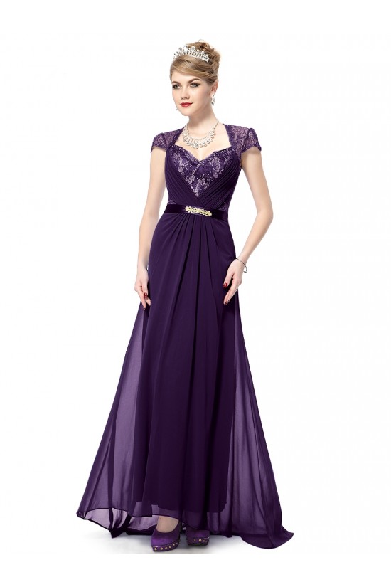 Long Purple Beaded Chiffon and Lace Prom Evening Formal Party Dresses ED010264 Long Purple Beaded Chiffon and Lace Prom Evening Formal Party Dresses ED010264