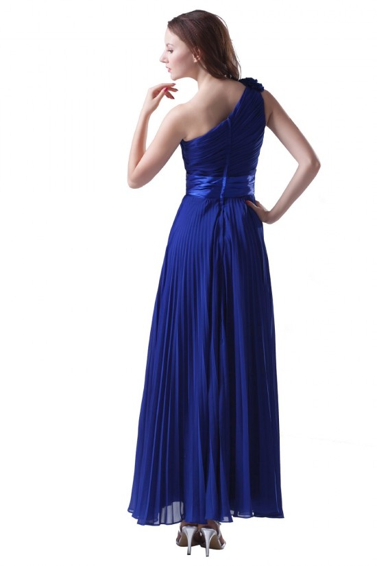 A-Line One-Shoulder Pleated Long Blue Chiffon Prom Evening Formal Party Dresses ED010274 A-Line One-Shoulder Pleated Long Blue Chiffon Prom Evening Formal Party Dresses ED010274