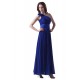 A-Line One-Shoulder Pleated Long Blue Chiffon Prom Evening Formal Party Dresses ED010274 A-Line One-Shoulder Pleated Long Blue Chiffon Prom Evening Formal Party Dresses ED010274