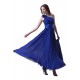 A-Line One-Shoulder Pleated Long Blue Chiffon Prom Evening Formal Party Dresses ED010274 A-Line One-Shoulder Pleated Long Blue Chiffon Prom Evening Formal Party Dresses ED010274