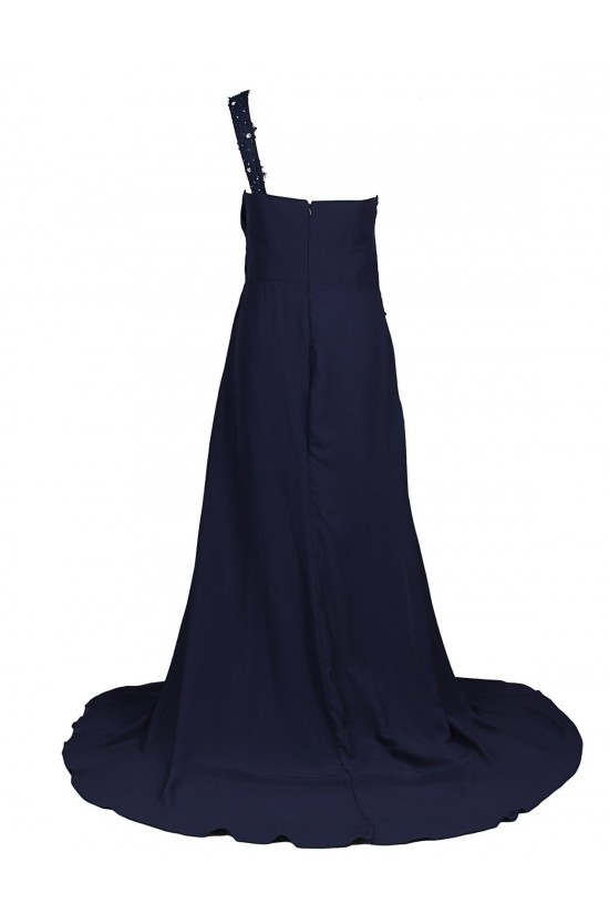 One-Shoulder Long Blue Prom Evening Formal Party Dresses ED010280 One-Shoulder Long Blue Prom Evening Formal Party Dresses ED010280
