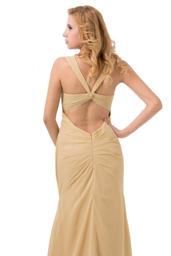 Trumpet/Mermaid Long Chiffon Prom Evening Formal Party Dresses ED010281