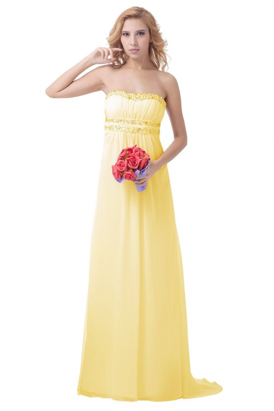 Empire Beaded Long Chiffon Prom Evening Formal Party Dresses ED010289 Empire Beaded Long Chiffon Prom Evening Formal Party Dresses ED010289
