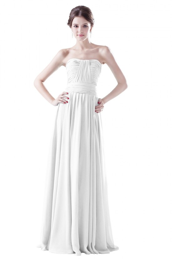 A-Line Strapless Long Chiffon Prom Evening Formal Party Dresses ED010298 A-Line Strapless Long Chiffon Prom Evening Formal Party Dresses ED010298