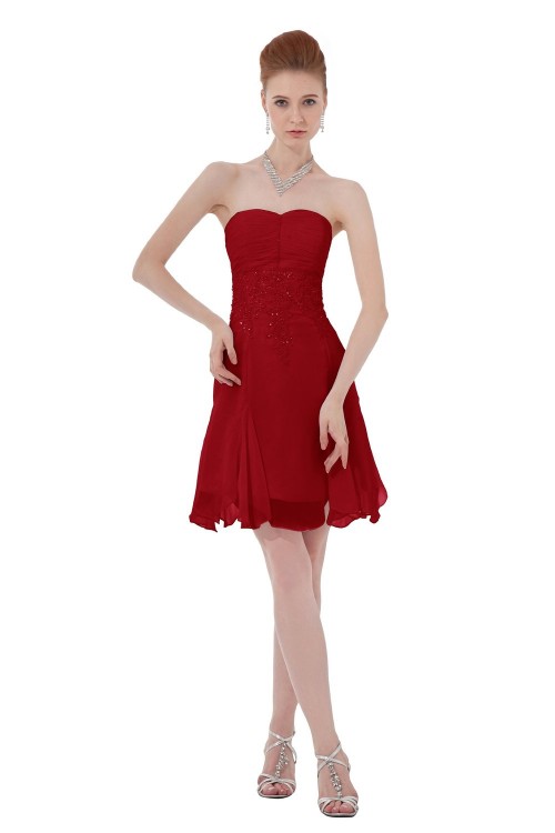 Off The Shoulder Chiffon A Line Party Evening Gown Formal Prom Dress cc2245 main image 1