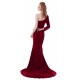 Trumpet/Mermaid One-Shoulder Long Prom Evening Formal Party Dresses ED010314