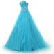 A-Line Sweetheart Beaded Long Tulle Prom Evening Formal Party Dresses ED010319 A-Line Sweetheart Beaded Long Tulle Prom Evening Formal Party Dresses ED010319