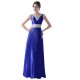 A-Line Long Blue Beaded Prom Evening Formal Party Dresses ED010321
