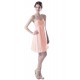 A-Line Sweetheart Short Blue Beaded Chiffon Prom Evening Formal Party Dresses ED010327