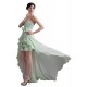 High Low Sweetheart Beaded Chiffon Prom Evening Formal Party Dresses ED010329