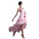 A-Line High Low Short Beaded Pink Prom Evening Formal Party Dresses ED010346 A-Line High Low Short Beaded Pink Prom Evening Formal Party Dresses ED010346