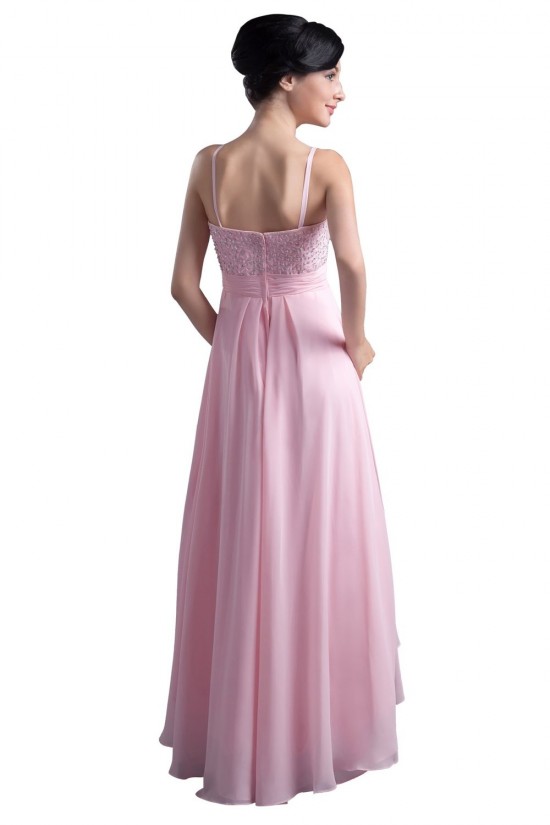 A-Line High Low Short Beaded Pink Prom Evening Formal Party Dresses ED010346 A-Line High Low Short Beaded Pink Prom Evening Formal Party Dresses ED010346
