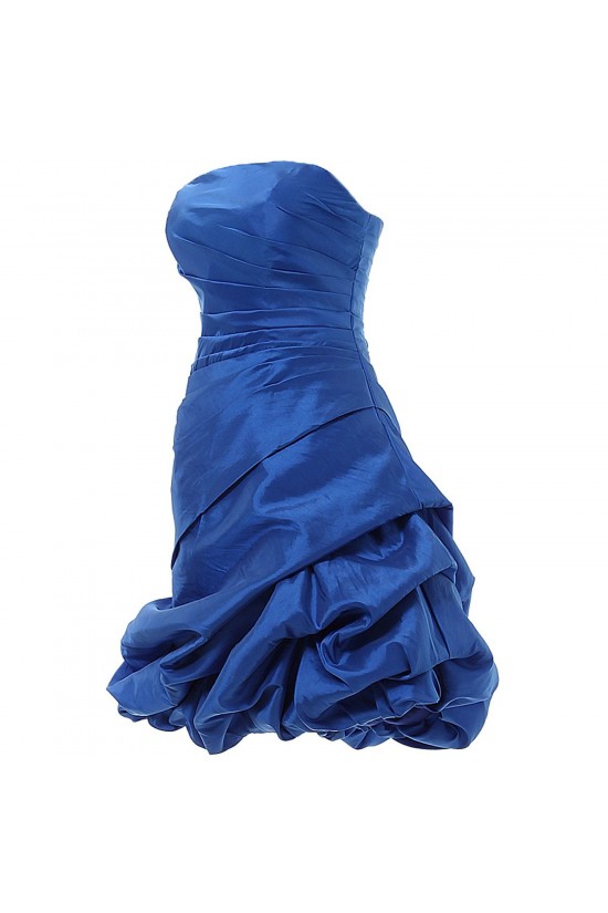 A-Line Strapless Short Blue Prom Evening Formal Party Dresses ED010349 A-Line Strapless Short Blue Prom Evening Formal Party Dresses ED010349