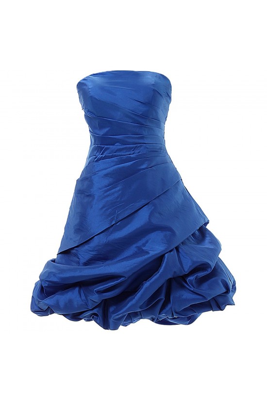 A-Line Strapless Short Blue Prom Evening Formal Party Dresses ED010349 A-Line Strapless Short Blue Prom Evening Formal Party Dresses ED010349