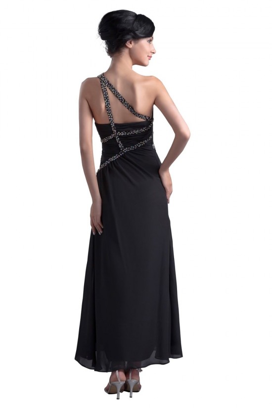 One-Shoulder Long Chiffon Beaded Prom Evening Formal Party Dresses ED010352 One-Shoulder Long Chiffon Beaded Prom Evening Formal Party Dresses ED010352