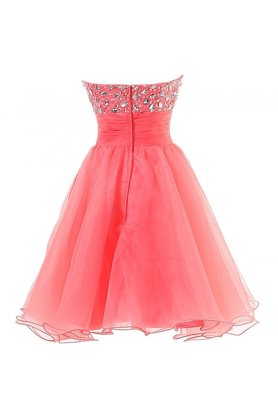 A-Line Sweetheart Beaded Short Prom Evening Formal Party Dresses ED010354 A-Line Sweetheart Beaded Short Prom Evening Formal Party Dresses ED010354