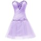 Short Sweetheart Beaded Purple Prom Evening Formal Party Dresses ED010357 Short Sweetheart Beaded Purple Prom Evening Formal Party Dresses ED010357