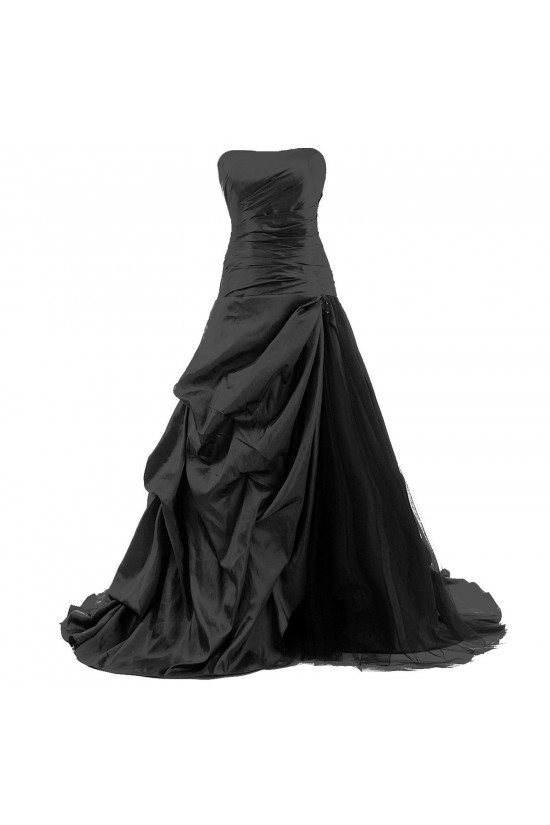 Long Black Strapless Prom Evening Formal Party Dresses ED010358 Long Black Strapless Prom Evening Formal Party Dresses ED010358