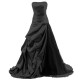 Long Black Strapless Prom Evening Formal Party Dresses ED010358 Long Black Strapless Prom Evening Formal Party Dresses ED010358