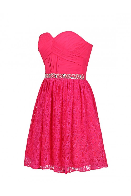 A-Line Sweetheart Beaded Chiffon and Lace Prom Evening Formal Party Dresses ED010362