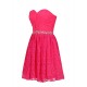 A-Line Sweetheart Beaded Chiffon and Lace Prom Evening Formal Party Dresses ED010362