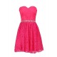 A-Line Sweetheart Beaded Chiffon and Lace Prom Evening Formal Party Dresses ED010362