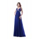 Long Blue Beaded Chiffon Prom Evening Formal Party Dresses ED010364 Long Blue Beaded Chiffon Prom Evening Formal Party Dresses ED010364