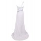 Trumpet/Mermaid One-Shoulder Beaded Long Chiffon Prom Evening Formal Party Dresses ED010373