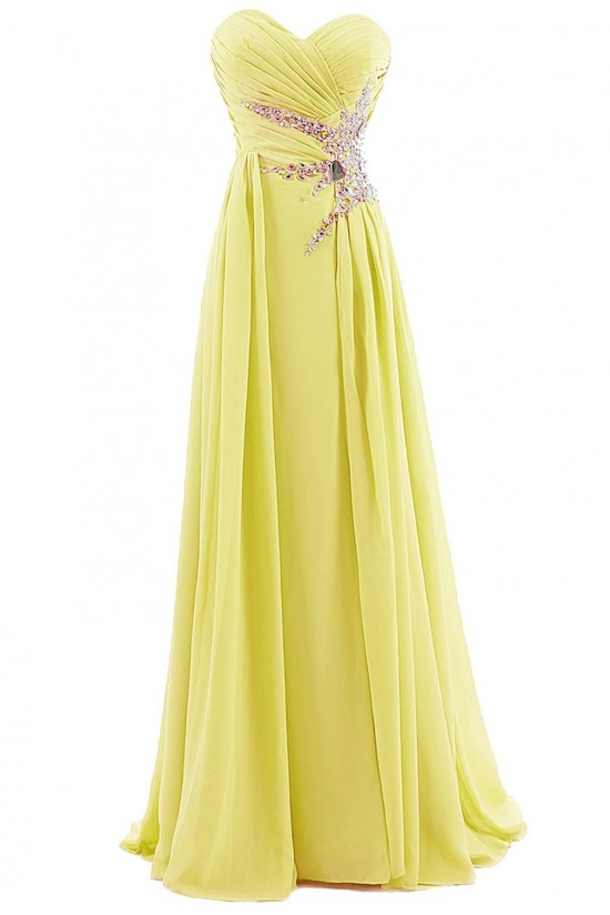 A-Line Sweetheart Long Blue Beaded Chiffon Prom Evening Formal Party Dresses ED010376 A-Line Sweetheart Long Blue Beaded Chiffon Prom Evening Formal Party Dresses ED010376