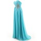 A-Line Sweetheart Long Blue Beaded Chiffon Prom Evening Formal Party Dresses ED010376 A-Line Sweetheart Long Blue Beaded Chiffon Prom Evening Formal Party Dresses ED010376