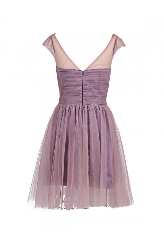 A-Line Short Beaded Prom Evening Formal Party Dresses ED010378