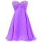 A-Line Sweetheart Short Beaded Chiffon Prom Evening Formal Party Dresses ED010383