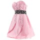 A-Line Sweetheart Beaded Short Pink Prom Evening Formal Party Dresses ED010391