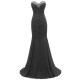Trumpet/Mermaid Sweetheart Long Black Chiffon Prom Evening Formal Party Dresses ED010392 Trumpet/Mermaid Sweetheart Long Black Chiffon Prom Evening Formal Party Dresses ED010392