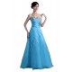 A-Line Sweetheart Beaded Long Blue Prom Evening Formal Party Dresses ED010393