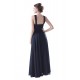 A-Line Long Navy Blue Chiffon and Lace Beaded Prom Evening Formal Party Dresses ED010401 A-Line Long Navy Blue Chiffon and Lace Beaded Prom Evening Formal Party Dresses ED010401