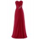 A-Line Sweetheart Long Red Chiffon Prom Evening Formal Party Dresses ED010424 A-Line Sweetheart Long Red Chiffon Prom Evening Formal Party Dresses ED010424