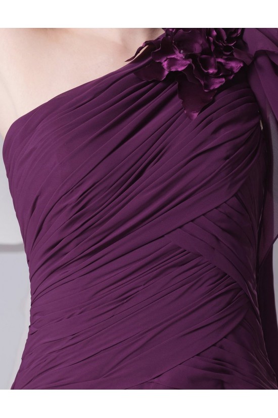A-Line One-Shoulder Long Purple Chiffon Prom Evening Formal Party Dresses ED010429 A-Line One-Shoulder Long Purple Chiffon Prom Evening Formal Party Dresses ED010429