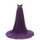 High Low Sweetheart Beaded Purple Chiffon Prom Evening Formal Party Dresses ED010433 High Low Sweetheart Beaded Purple Chiffon Prom Evening Formal Party Dresses ED010433